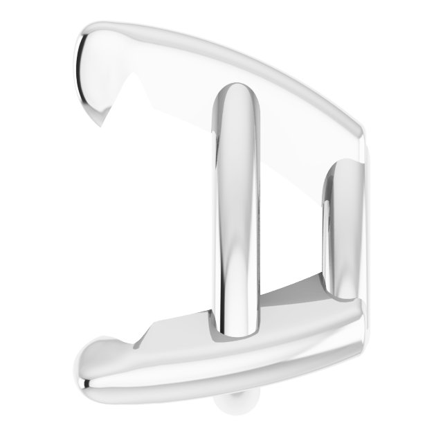 Pre-Notched Claw-Prong Earring Setting