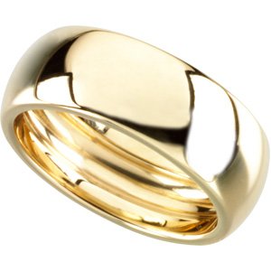 Scooped Inside Round Band 