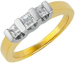 Three Stone Anniversary Band Ref 258398