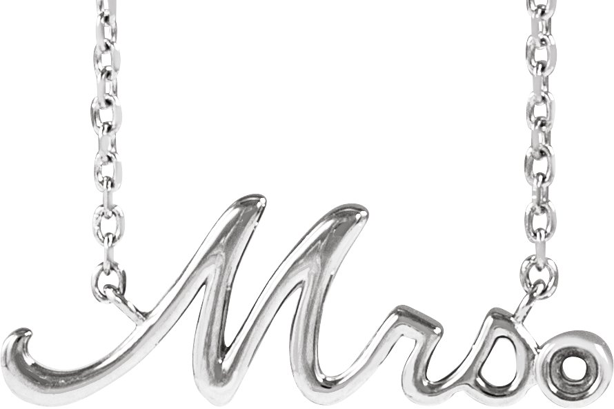 "Mrs" Necklace or Center