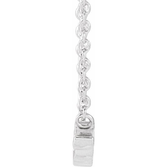 Sterling Silver Script XO 16 Necklace
