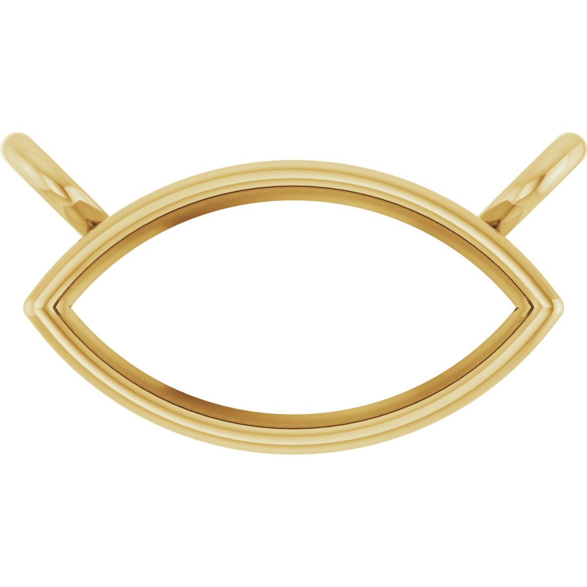 Bezel-Set Necklace Center
