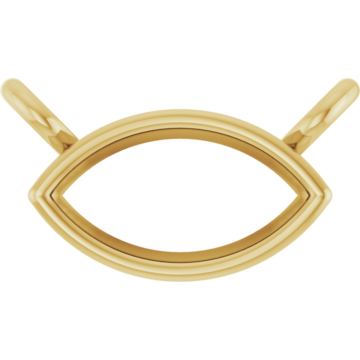 Bezel-Set Necklace Center