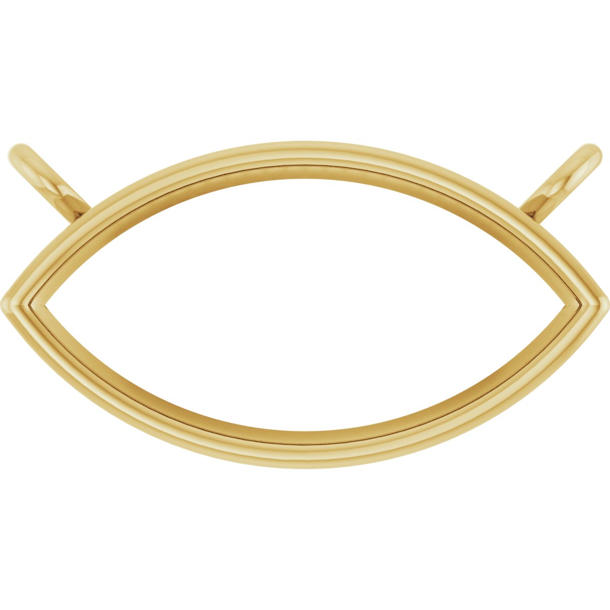 Bezel-Set Necklace Center