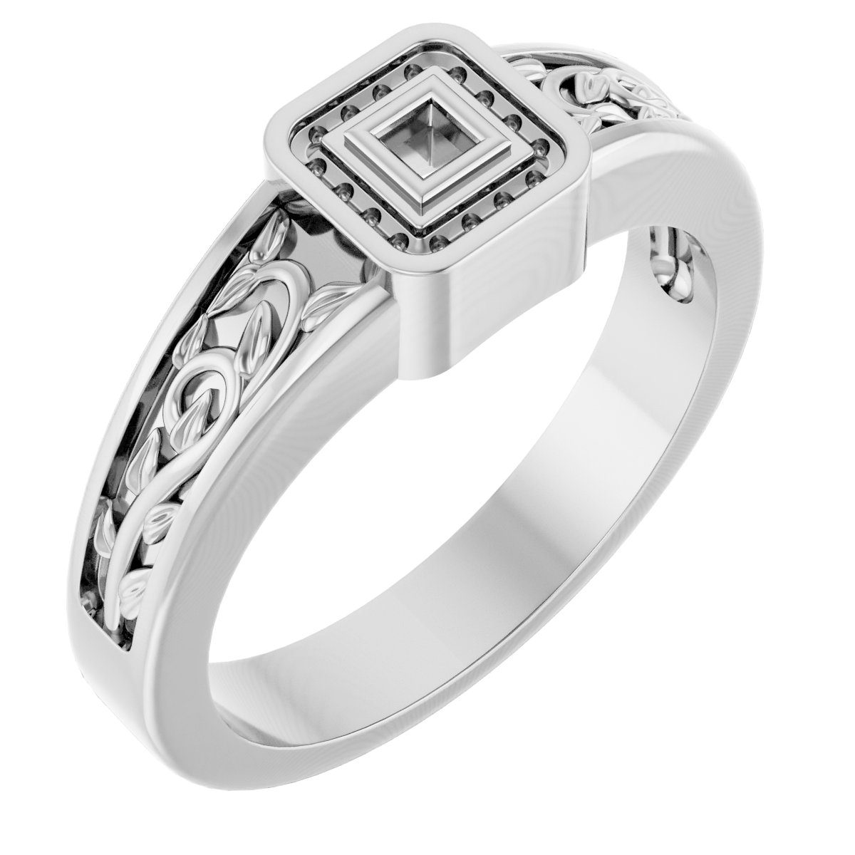 14k White Gold