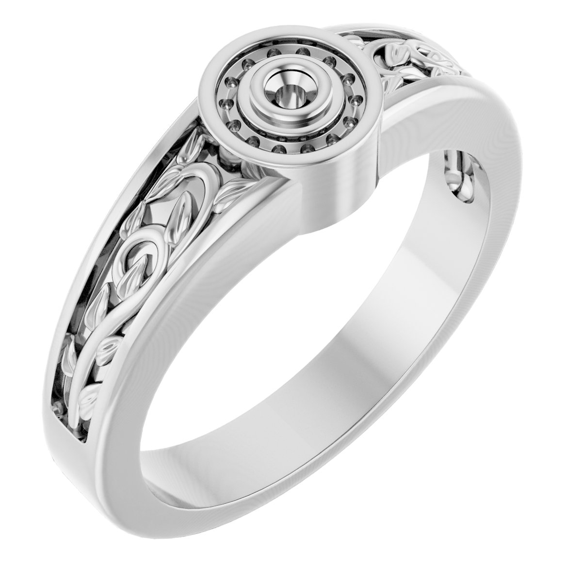 14k White Gold