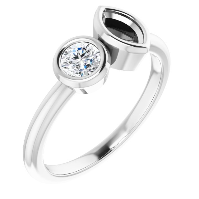 14k White Gold