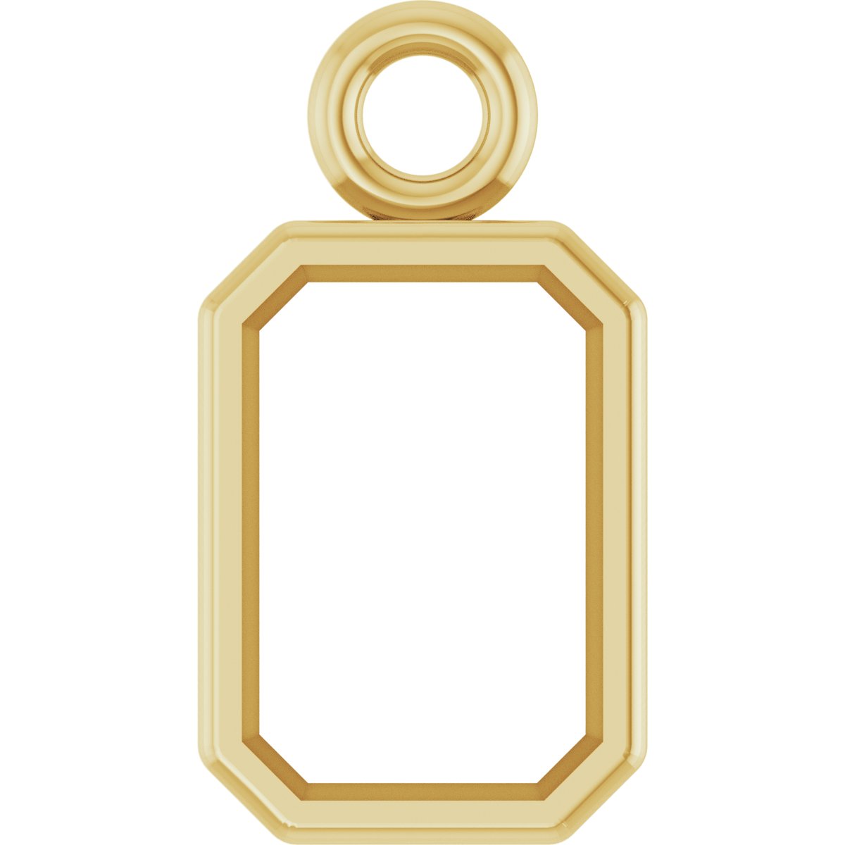 Bezel-Set Dangle