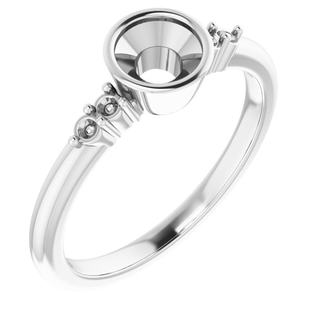 Accented Bezel-Set Ring