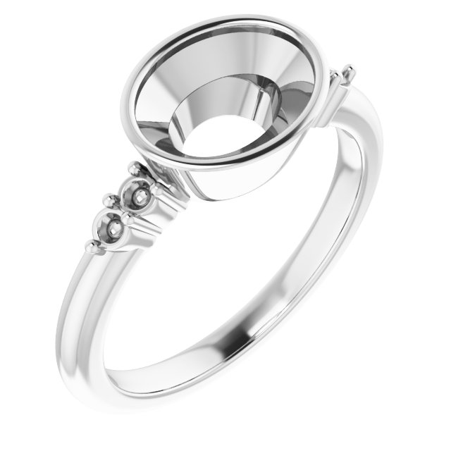Accented Bezel-Set Ring