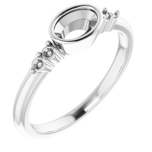 Accented Bezel-Set Ring