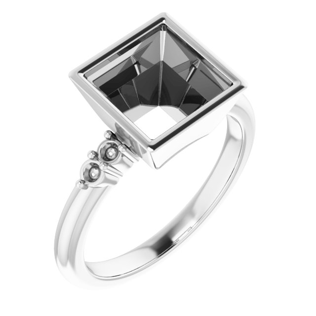Accented Bezel-Set Ring