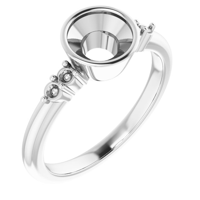 Accented Bezel-Set Ring