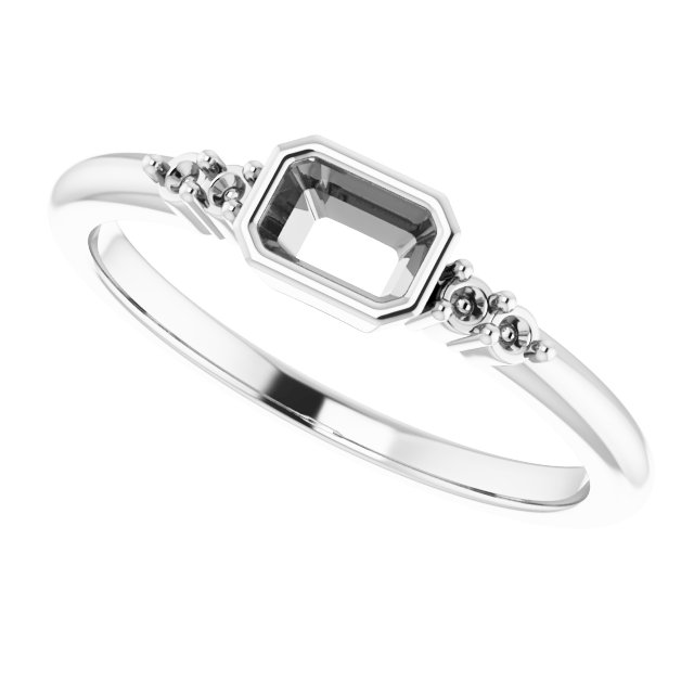 8x6 mm Oval Ring Mounting view 5