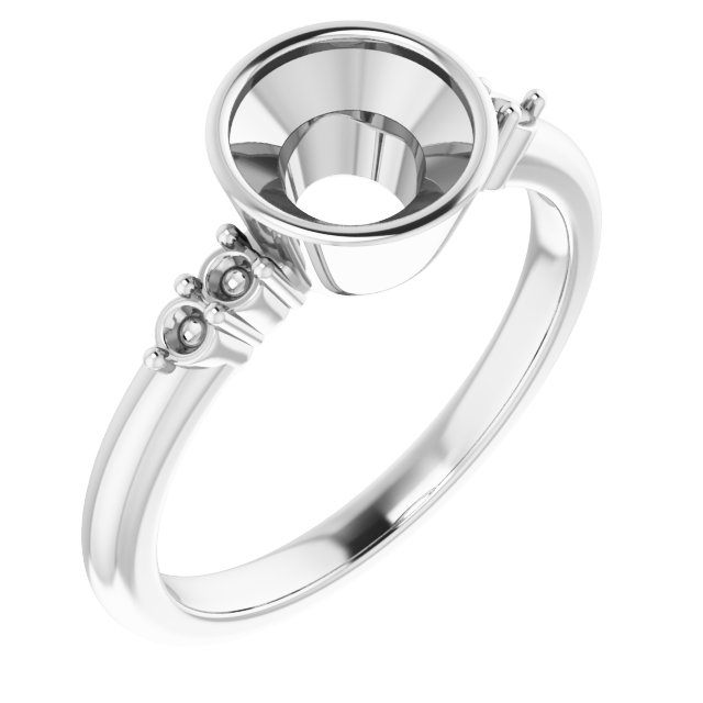 Accented Bezel-Set Ring