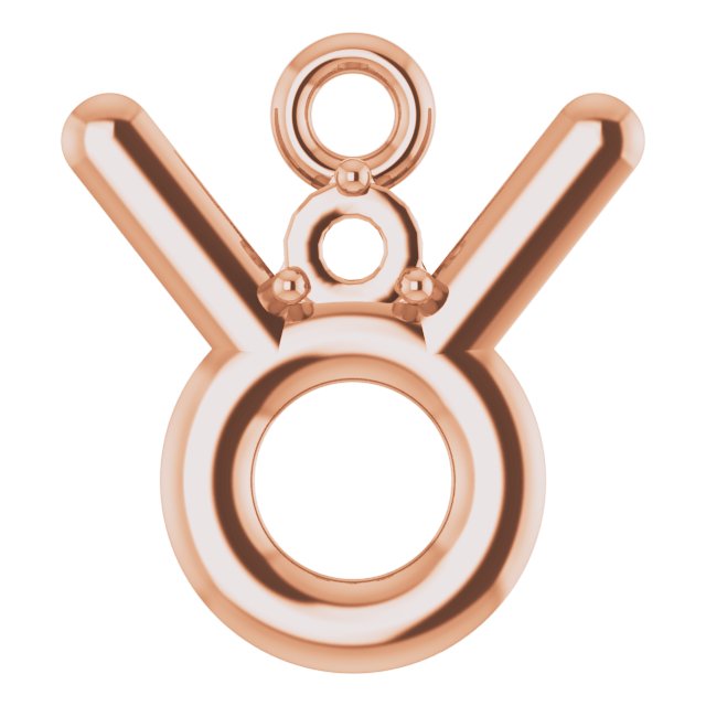 Accented Zodiac Dangle