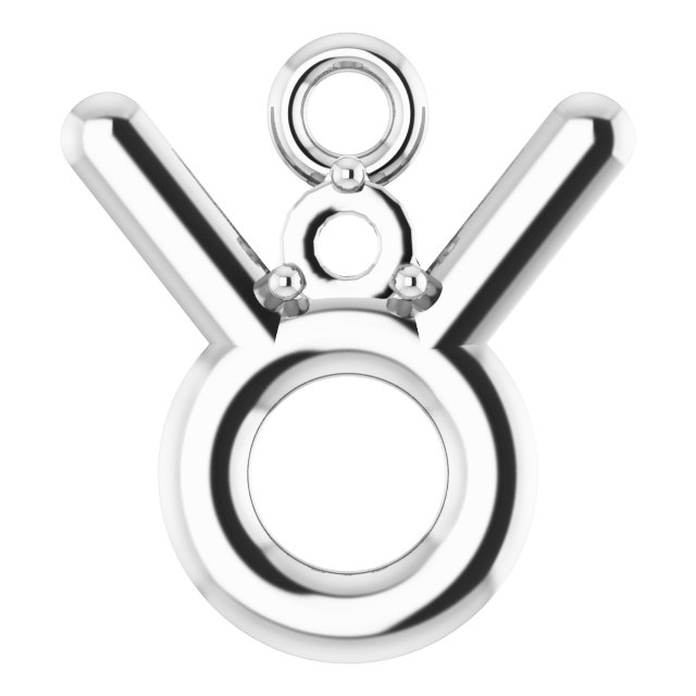 Accented Zodiac Dangle