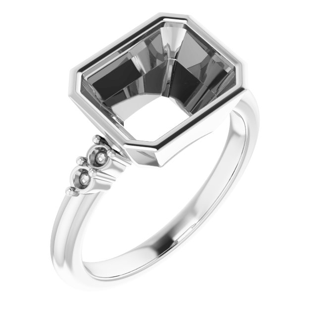 Accented Bezel-Set Ring