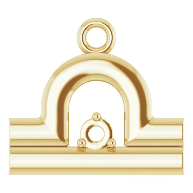 Accented Zodiac Dangle