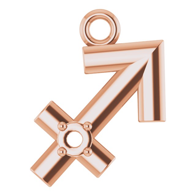 Accented Zodiac Dangle