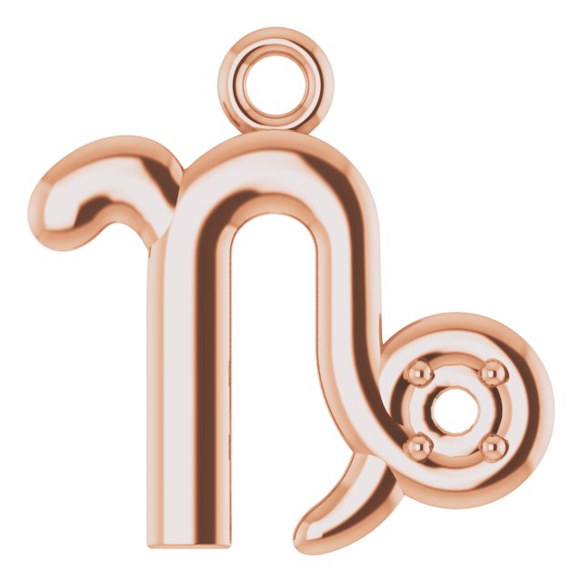 Accented Zodiac Dangle