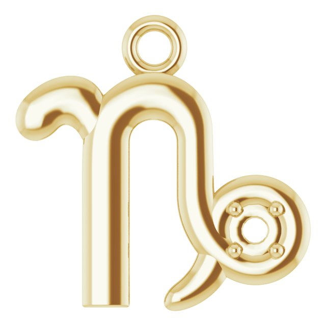 Accented Zodiac Dangle