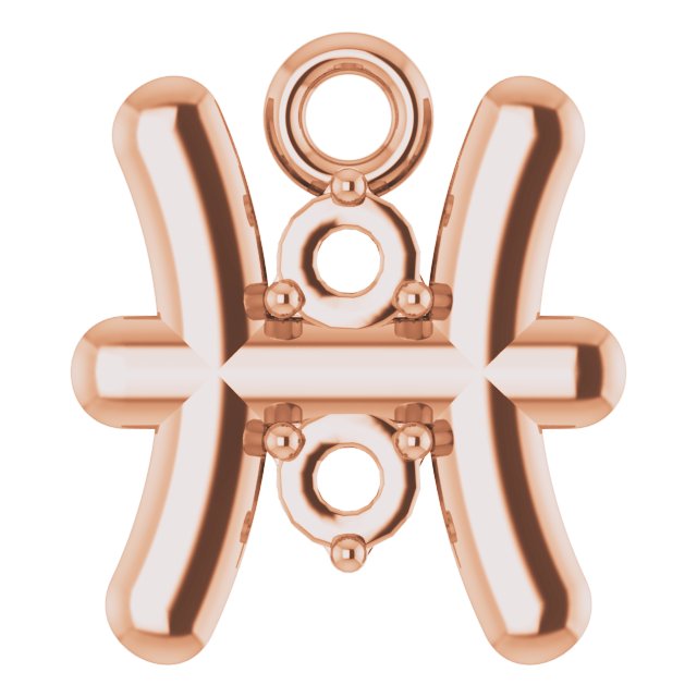 Accented Zodiac Dangle