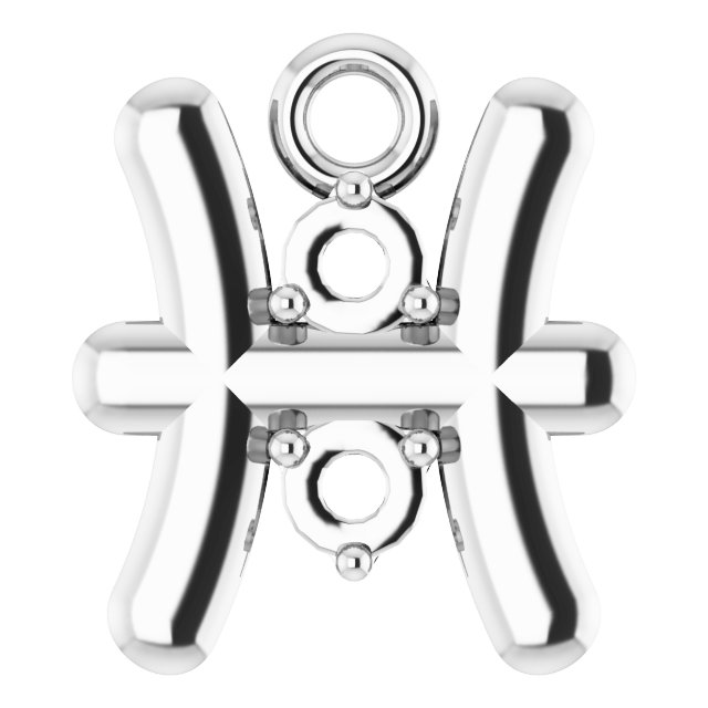 Accented Zodiac Dangle