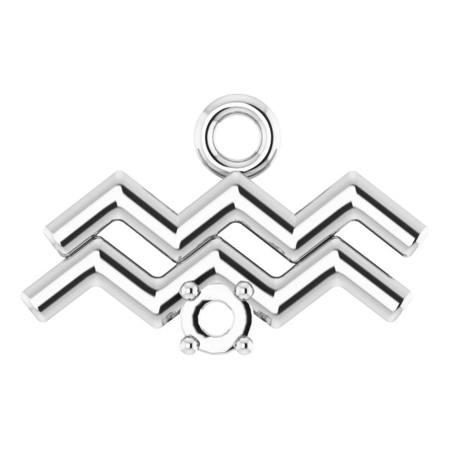 Accented Zodiac Dangle