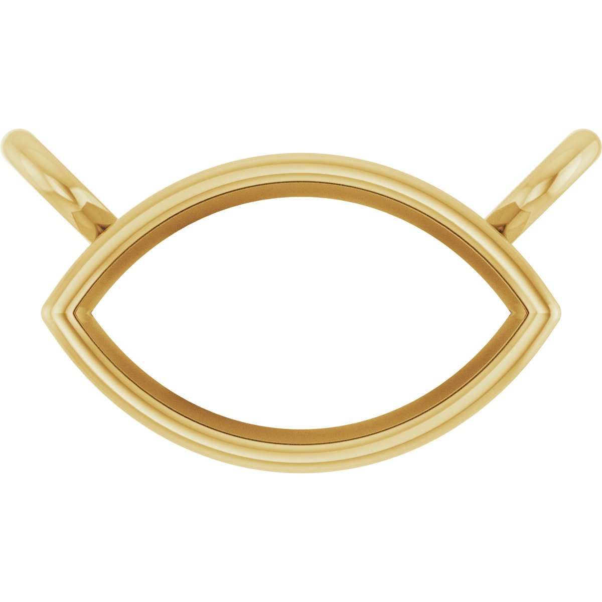 Bezel-Set Necklace Center
