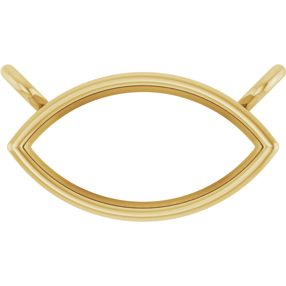 Bezel-Set Necklace Center