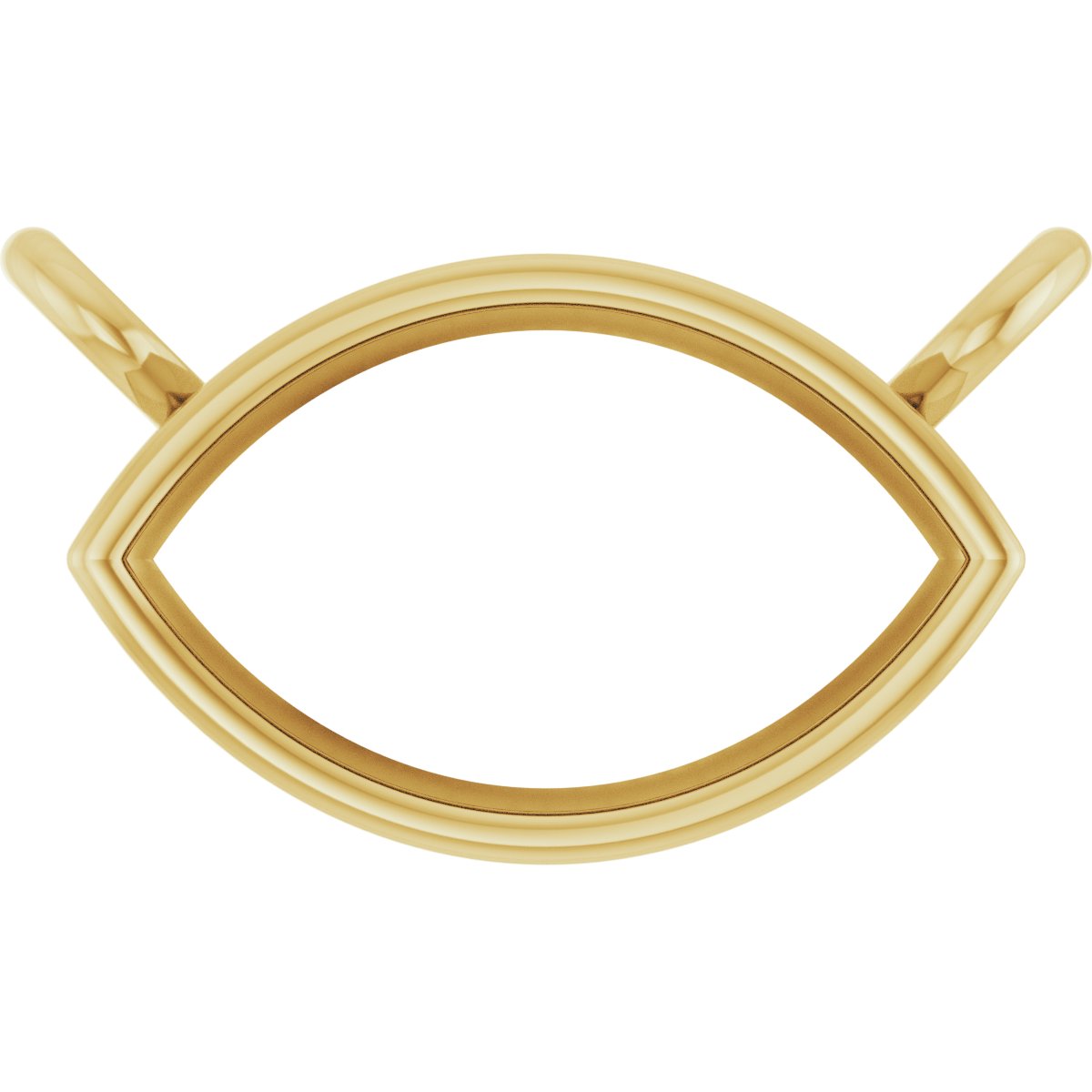 Bezel-Set Necklace Center