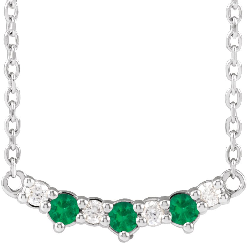 Accented Bar Necklace or Center
