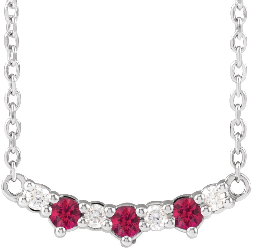 Accented Bar Necklace or Center