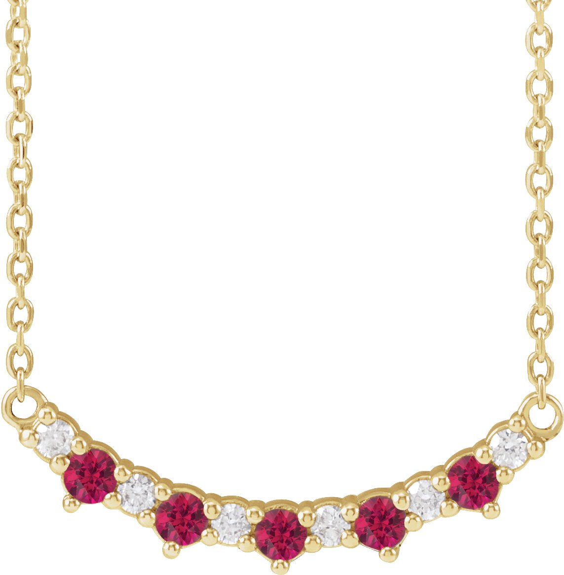 Accented Bar Necklace or Center