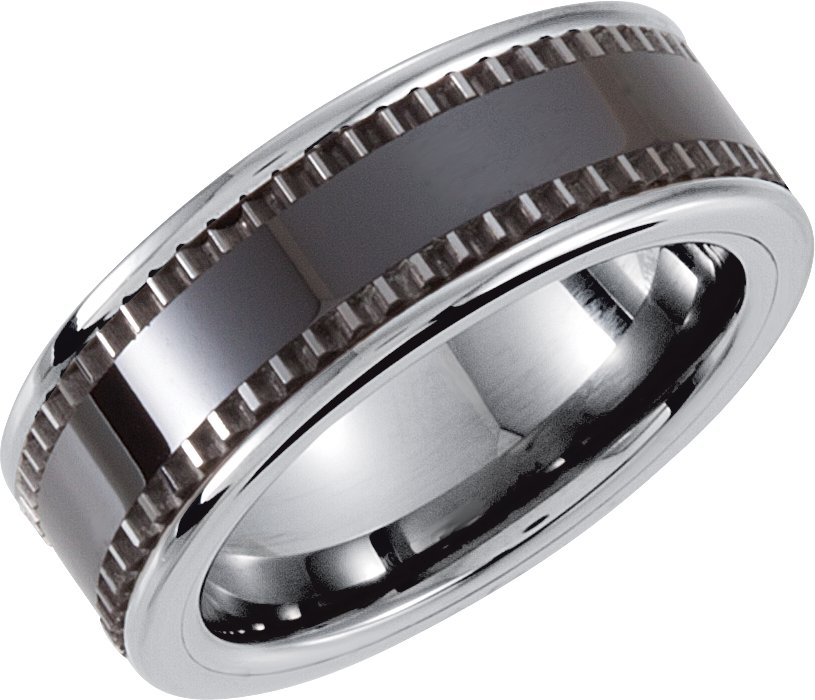 Tungsten 7 mm Shudder Band Size 9