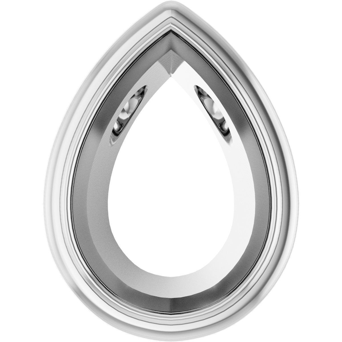 Bezel-Set Solitaire Pendant