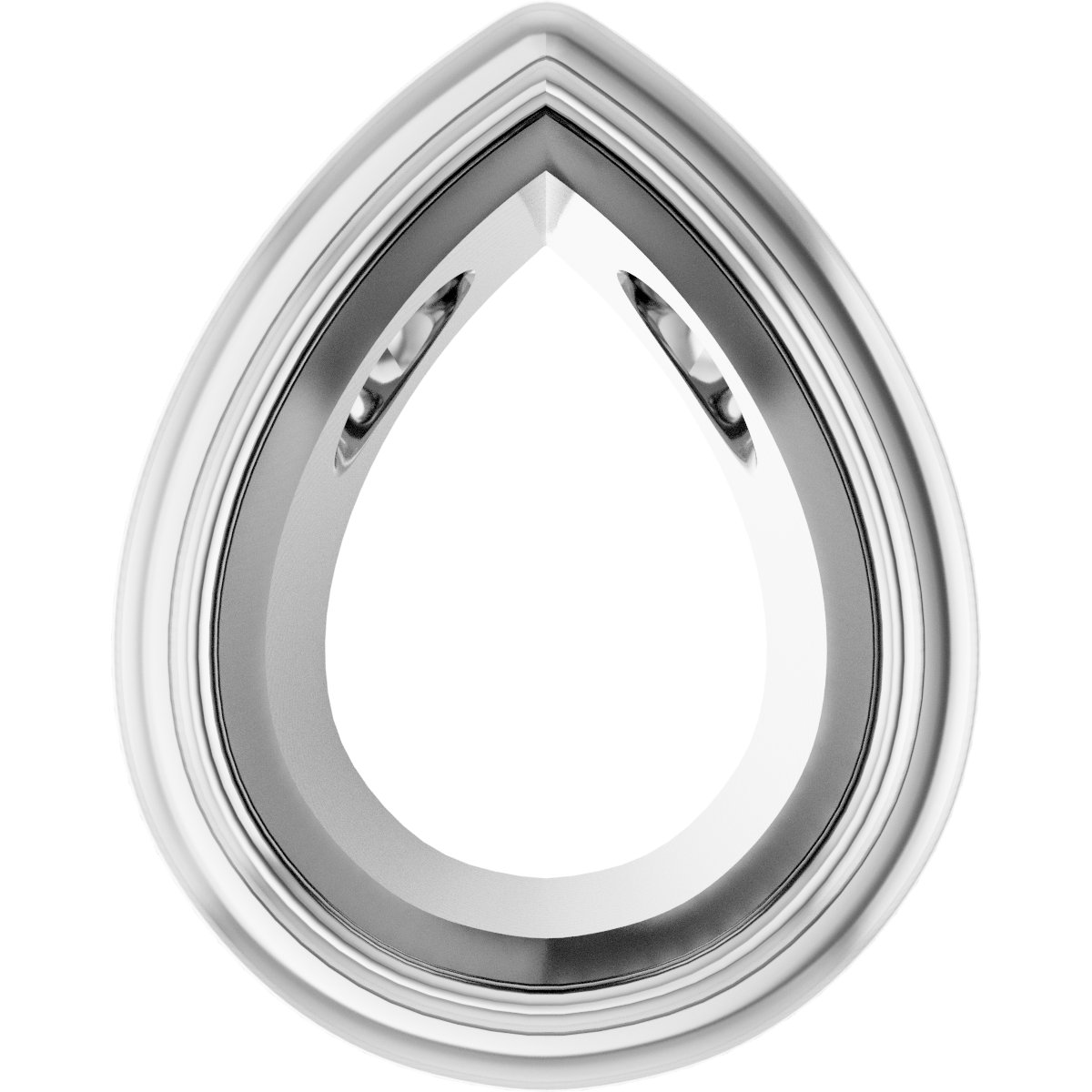 Bezel-Set Solitaire Pendant