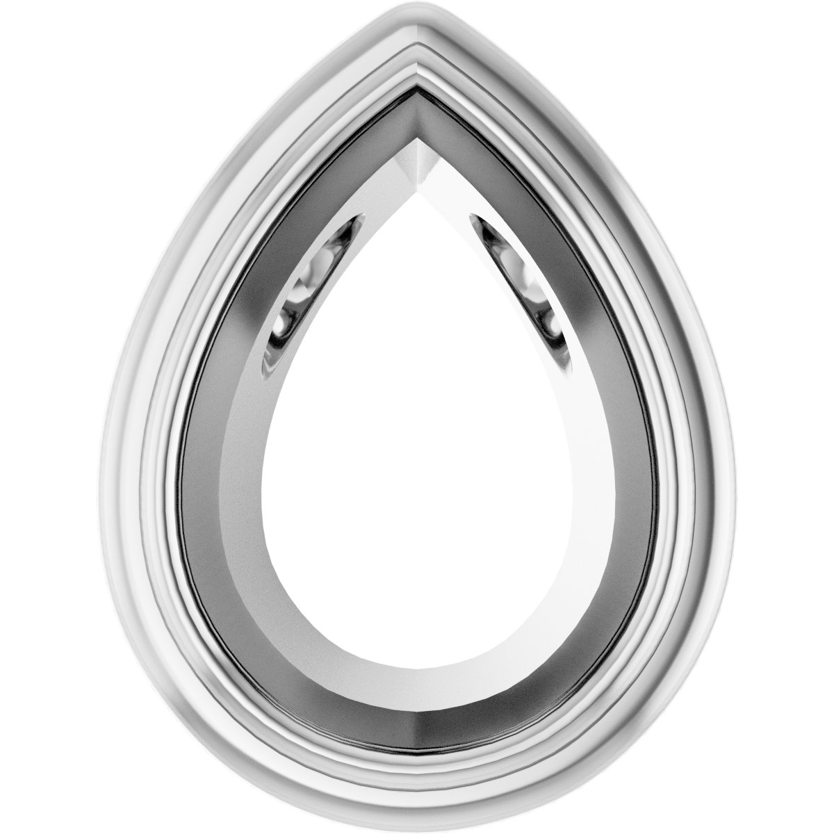 Bezel-Set Solitaire Pendant