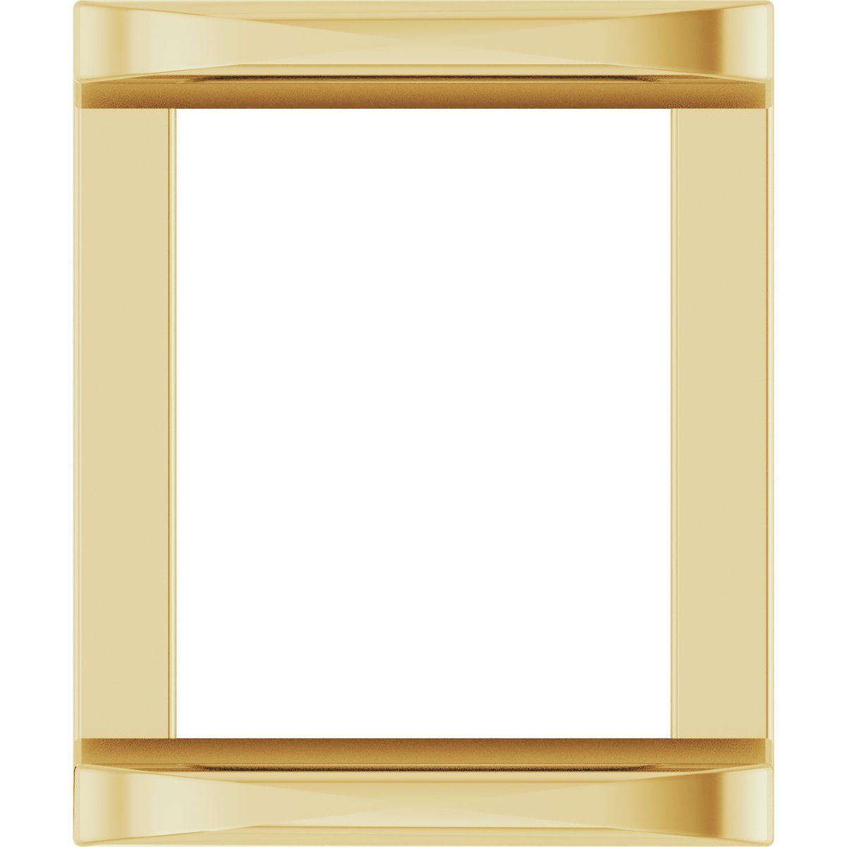 Square Channel-Set Slide Pendant