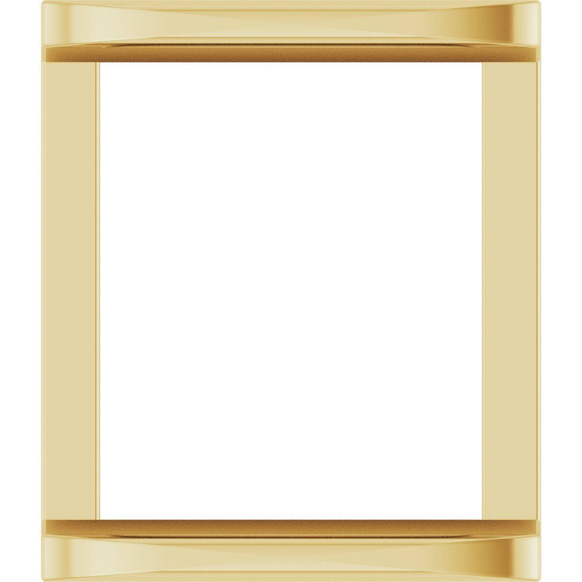 Square Channel-Set Slide Pendant