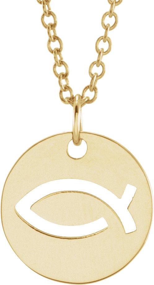 (Ichthus) Fish Necklace or Pendant