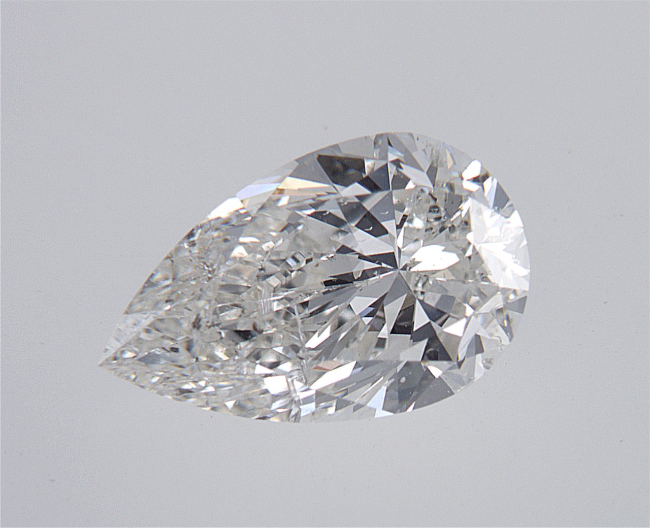 2 Carat Pear Cut Natural Diamond