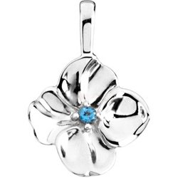 Floral Pendant Mounting  for Round Center