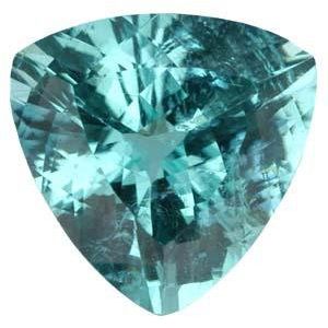 Trillion Natural Blue (paraiba-like) Tourmaline (Notable Gems)