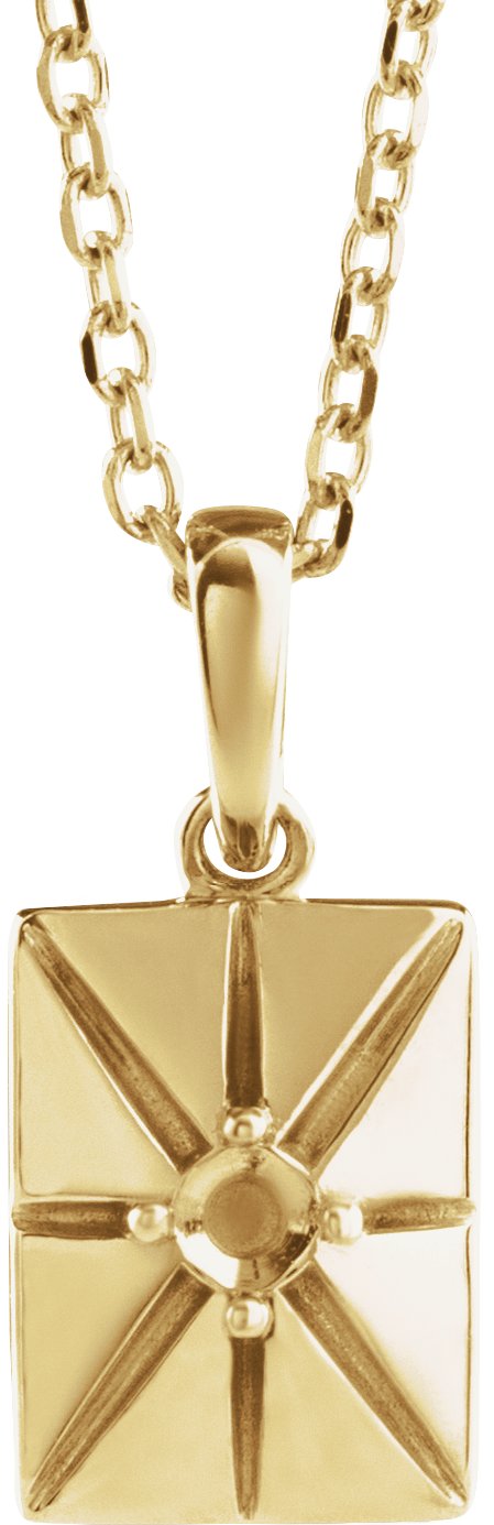 Accented Necklace or Charm/Pendant
