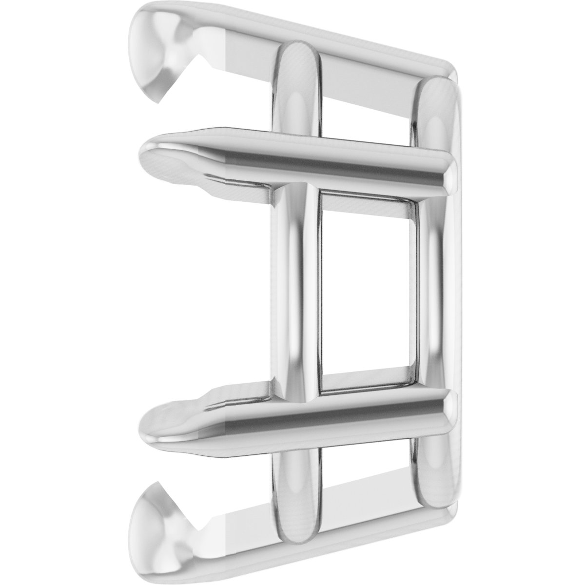 Oval 6-Prong Pre-Notched Claw Earring Setting