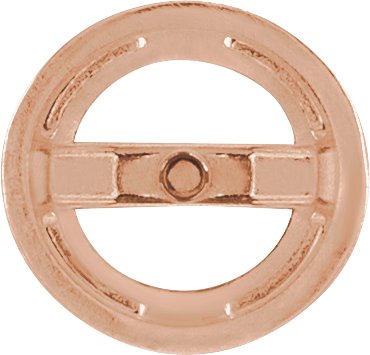 Pearl Bezel-Style Earring Setting