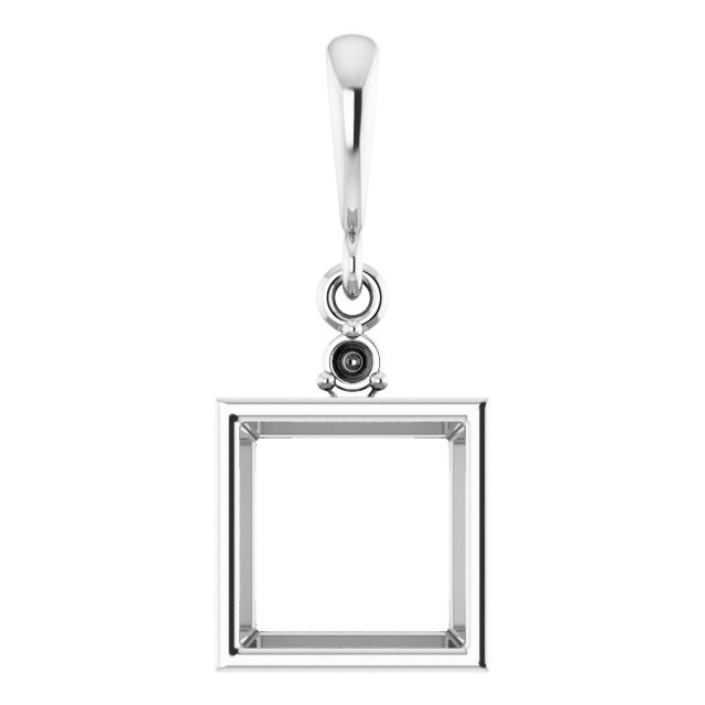 Accented Bezel-Set Pendant