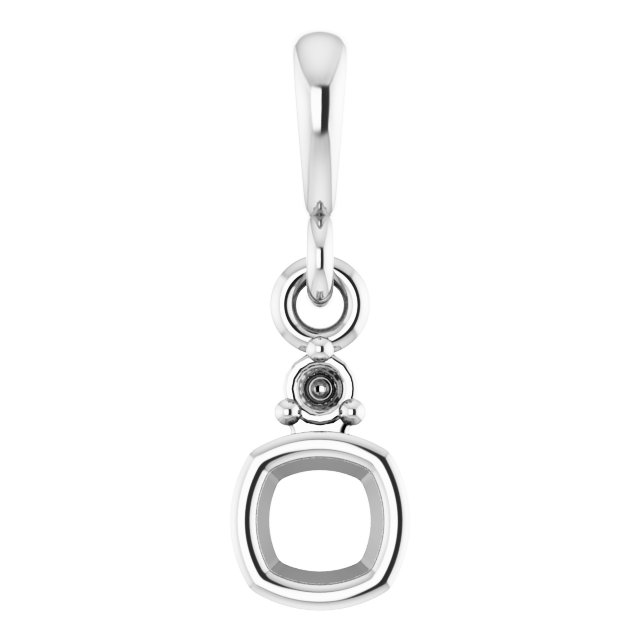 Accented Bezel-Set Pendant